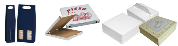 Vino, pizza krabice